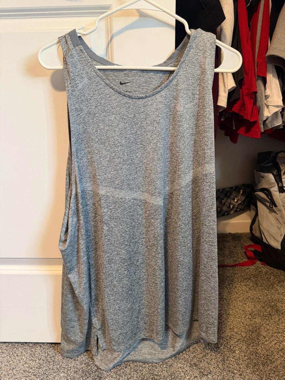 Nike Men’s Grey Athletic Tank Top